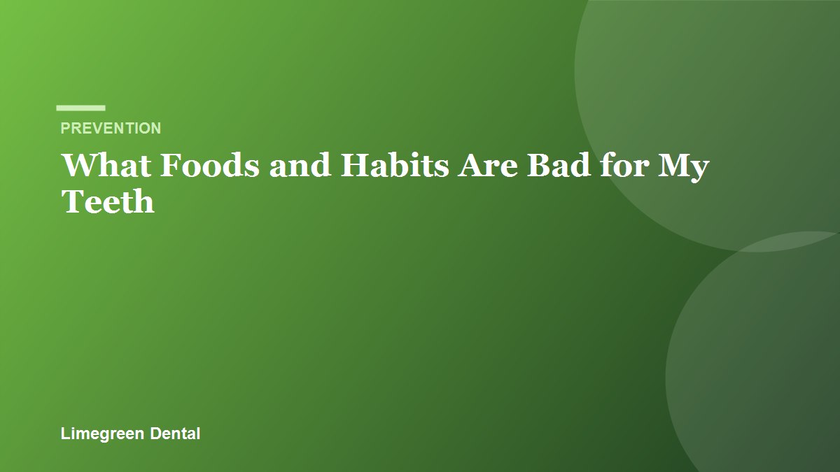 Healthy foods and habits that protect your teeth
