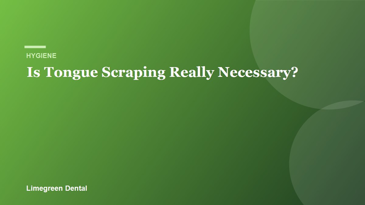 Is tongue scraping necessary for fresh breath